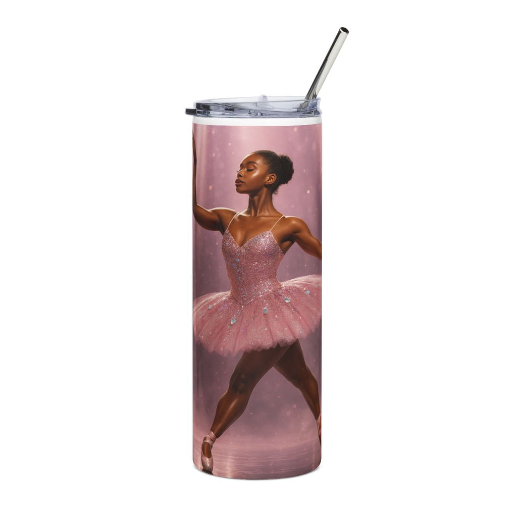 Pink Ballerina Mug & Tumbler Gift Set — Matching Dance-Themed Coffee Mug & 20oz Tumbler, Perfect Ballet Lover Gift