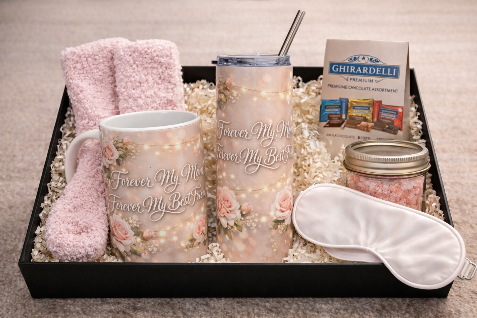 Forever My Mom Gift Box | Mug & Tumbler Spa Set