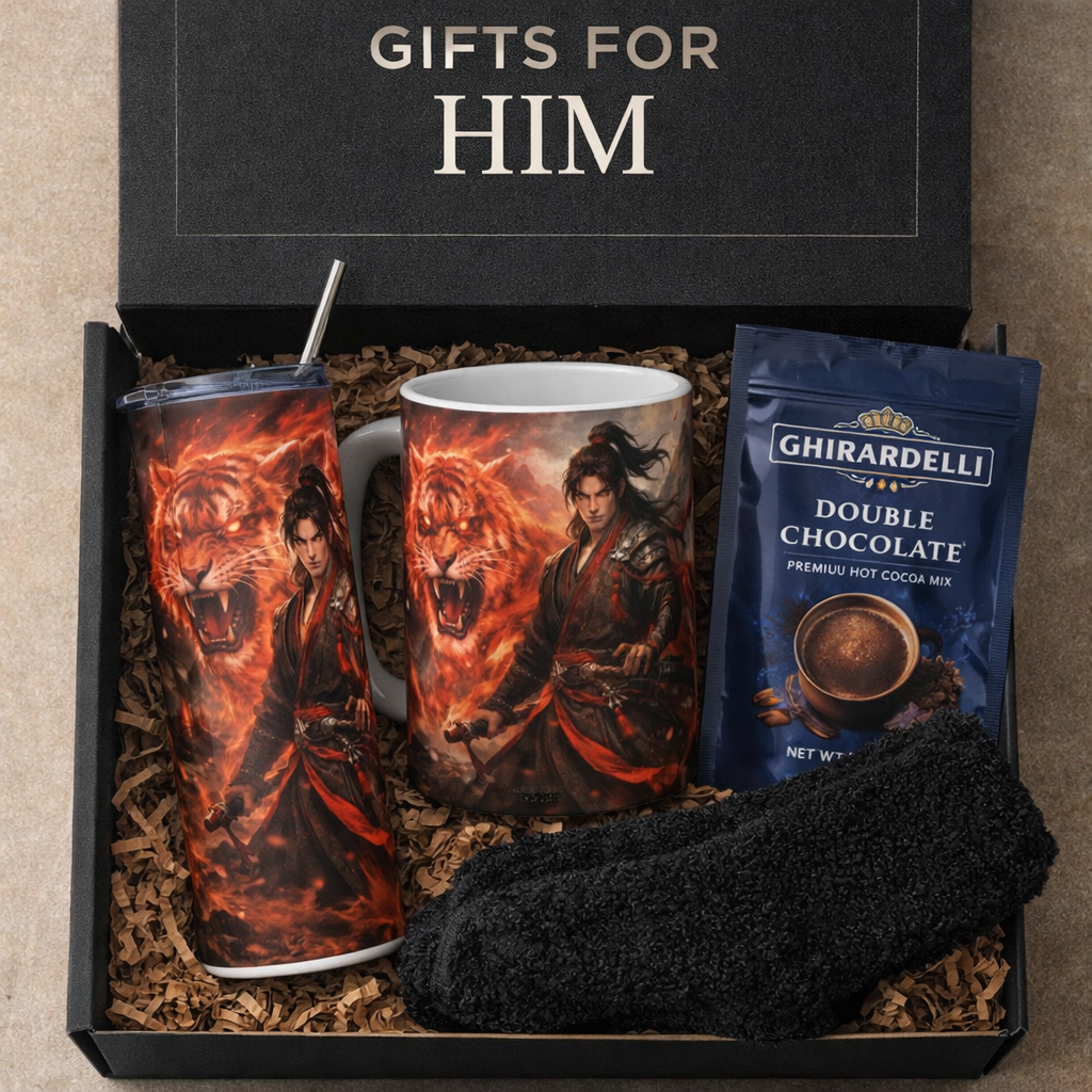 Fire Tiger Warrior Bundle  (Samurai + Flaming Tiger Design)