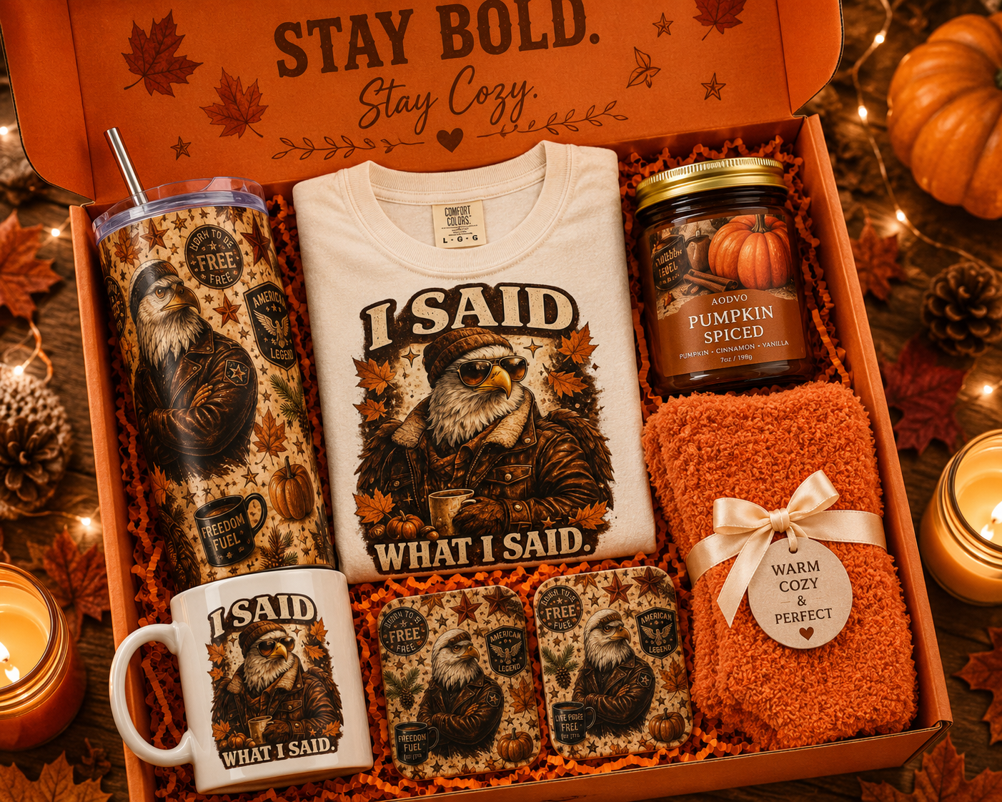 🦅 I Said What I Said™ Fall Freedom Gift Box