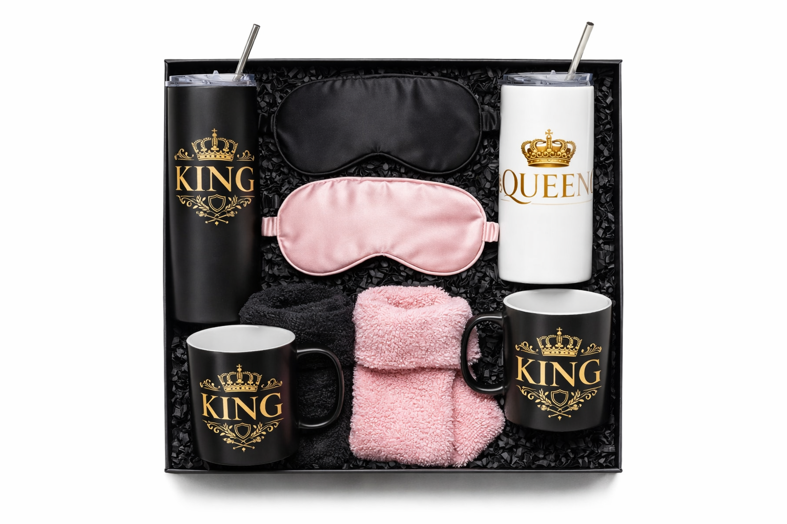 King & Queen Gift Set for Couples