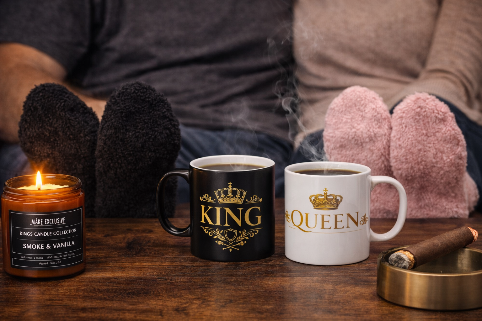 King & Queen Gift Set for Couples
