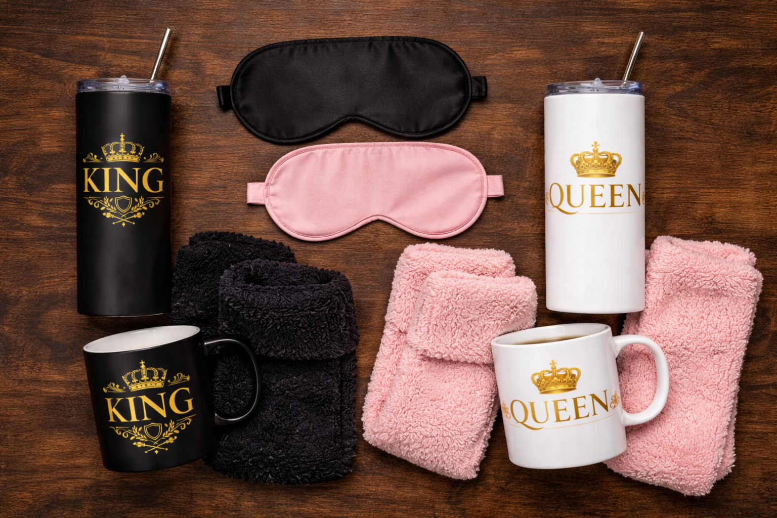 King & Queen Gift Set for Couples