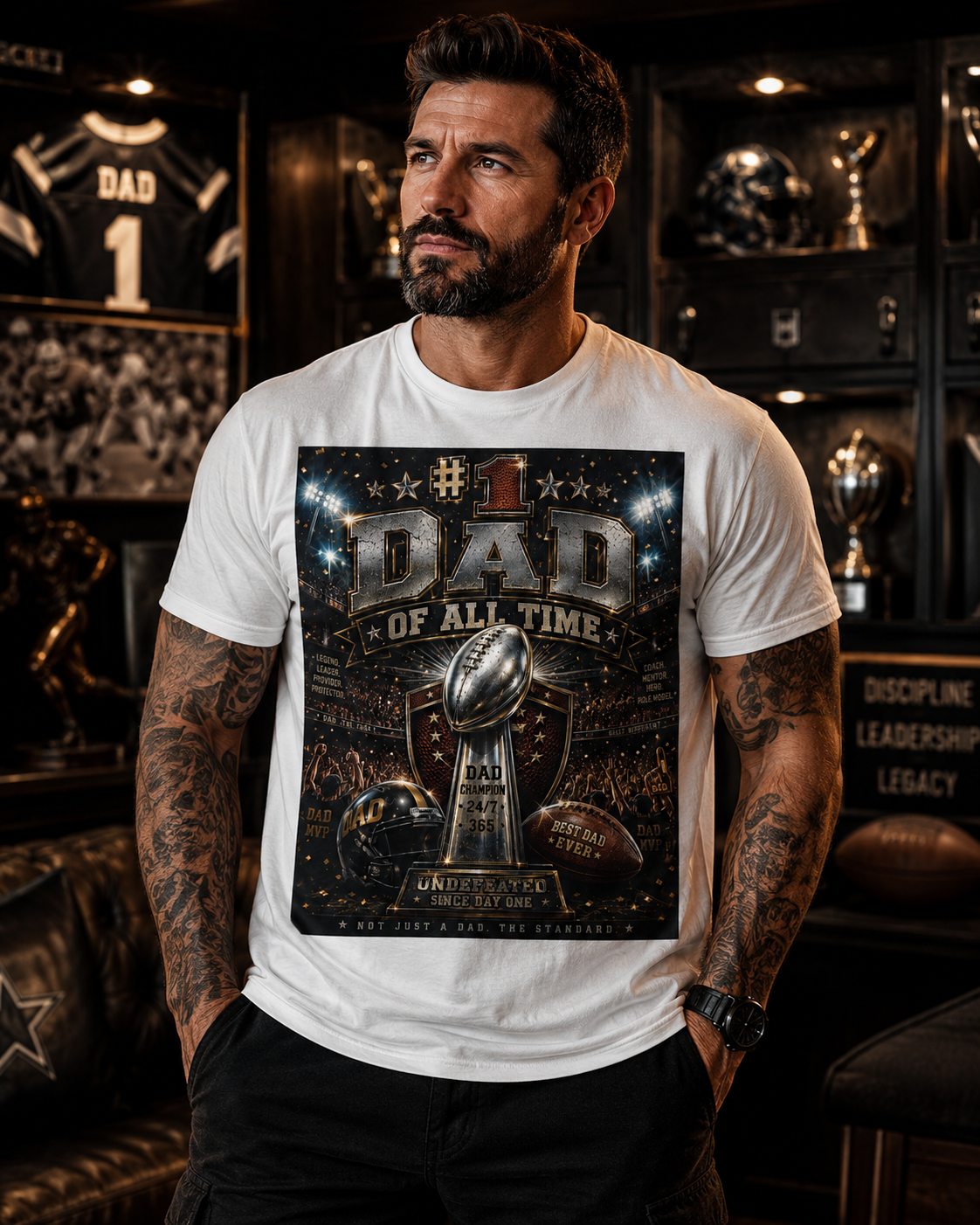 #1 Dad Championship Shirt