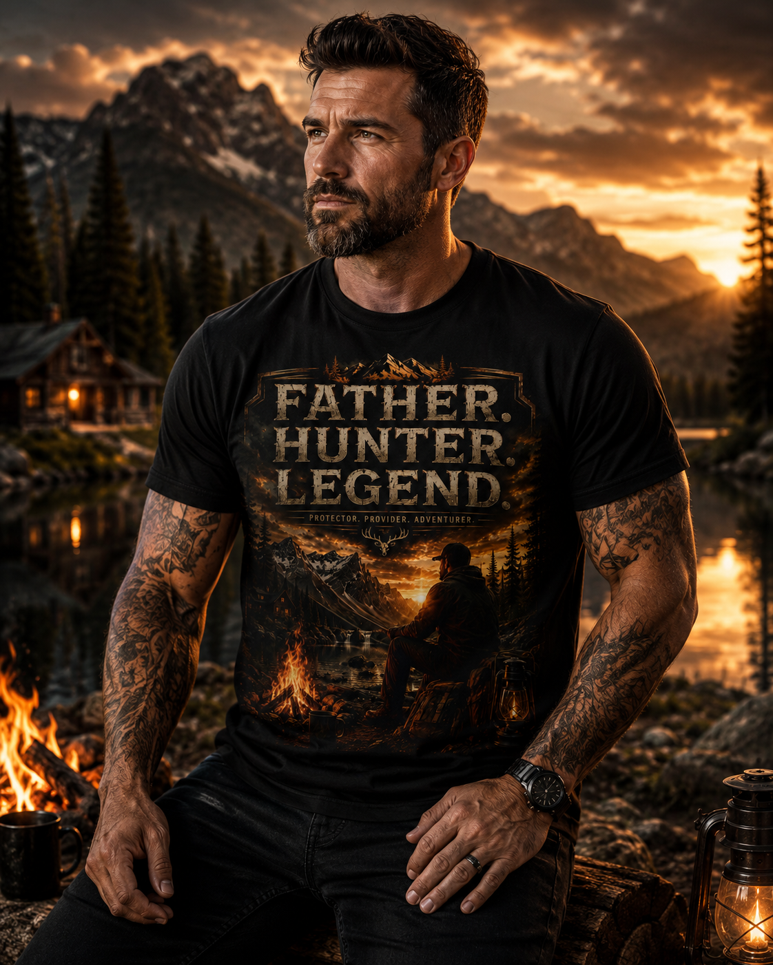 Father Hunter Legend Shirt