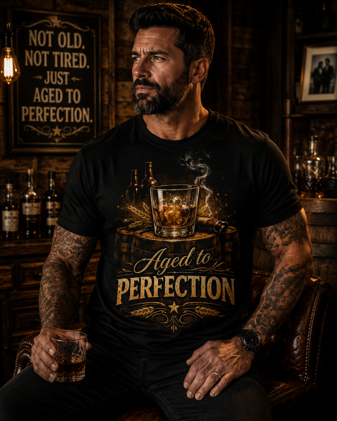 Aged To Perfection Whiskey Shirt