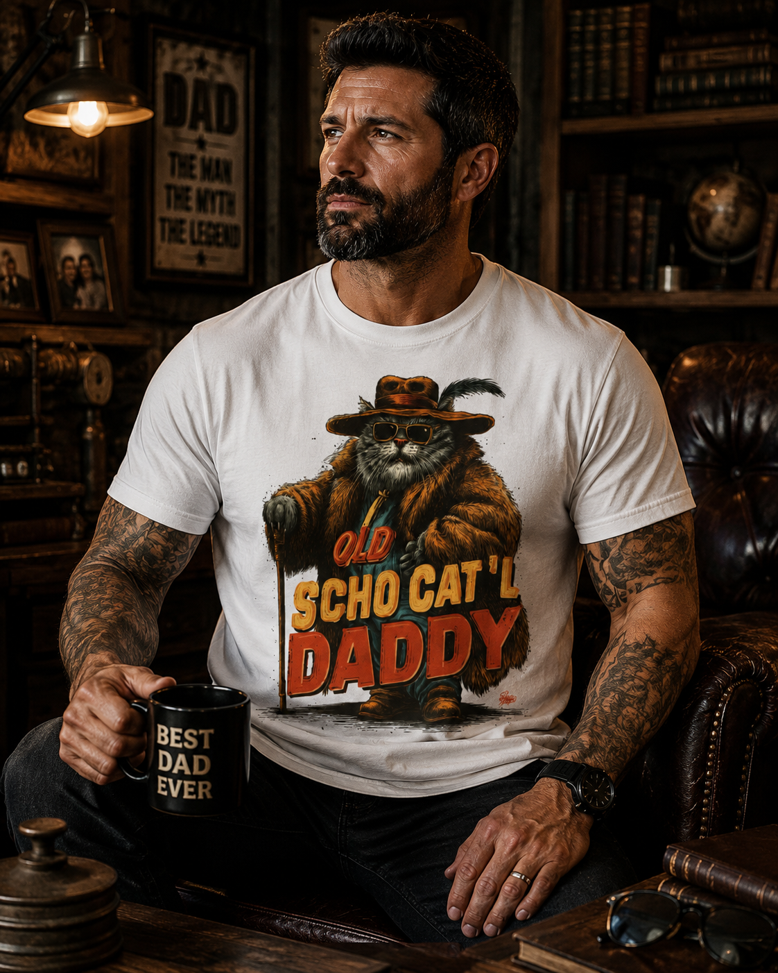 Old School Cat Daddy Shirt
