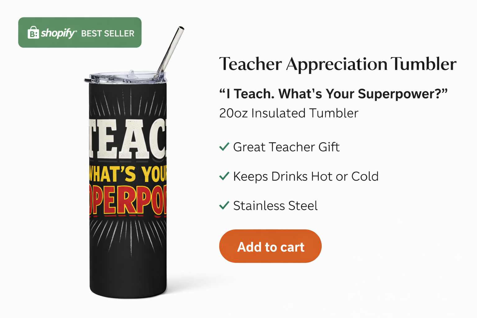 Teacher Appreciation Gift Box | Teacher Gift Set | I Teach What’s Your Superpower Mug & Tumbler | Thank You Teacher Gift | Teacher Christmas Gift