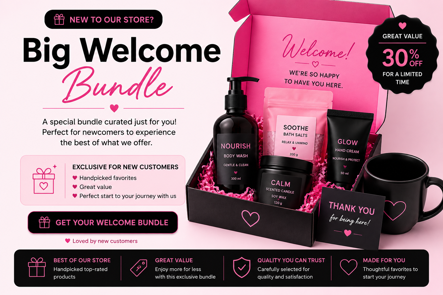 🎁 New Here? Start With Our Welcome Bundle