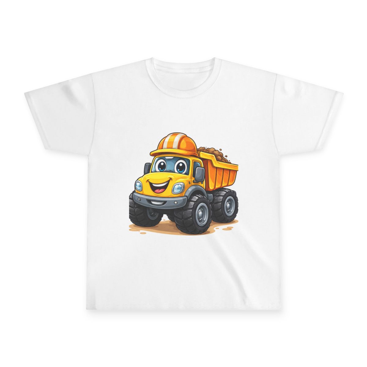 Cute Dump Truck Kids T-Shirt – Construction Truck Shirt for Boys, Toddler Dump Truck Tee, Construction Birthday Shirt, Kids Truck Graphic Tee