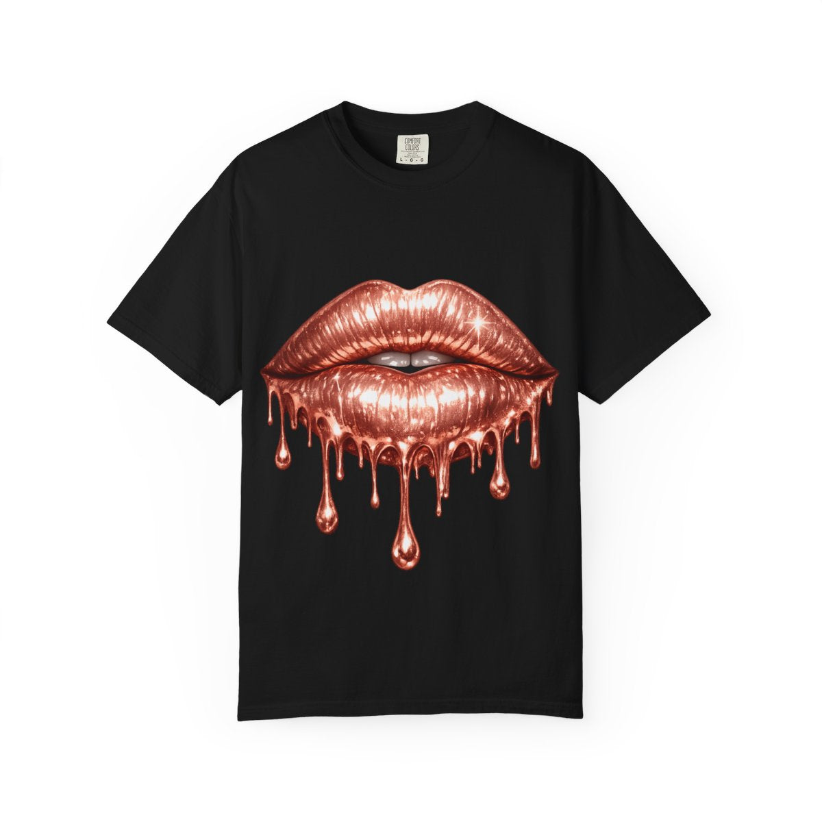 Orange Drip Lips T-Shirt